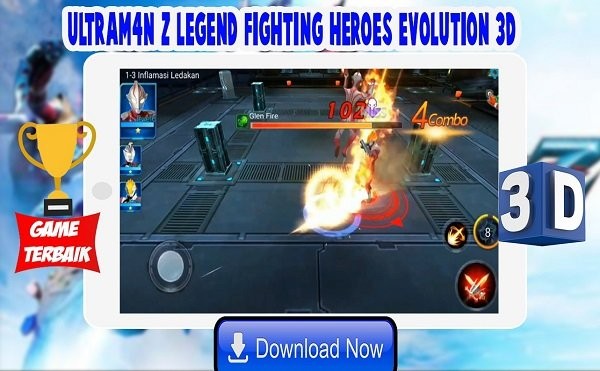 奥特曼格斗z字英雄手机版(ultrafighter z heroes 3d)