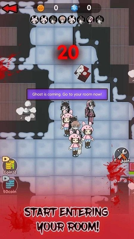 鬼屋闹鬼宿舍游戏