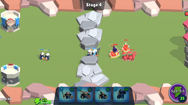 王国战争空闲城堡防御游戏