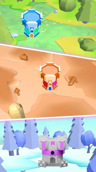 自动成长城堡塔防游戏