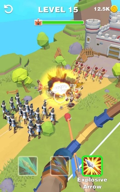 城堡战争帝国弓箭手游戏