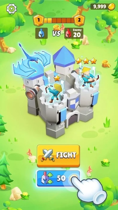 自动成长城堡塔防游戏 自动成长城堡塔防手游下载