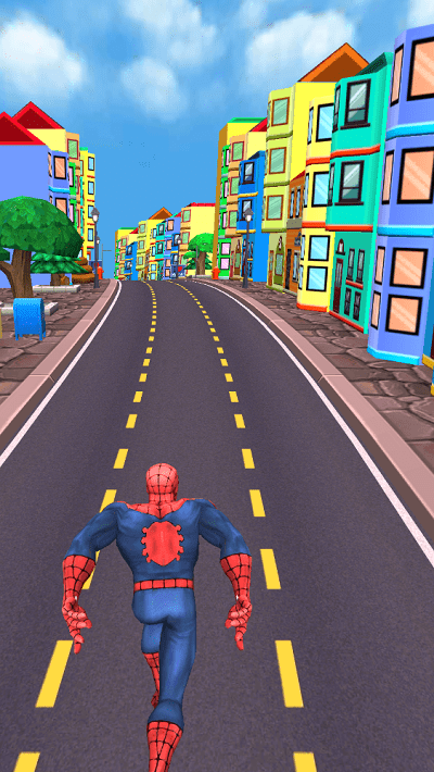 地铁蜘蛛冲3d手机版(subway spider rush 3d)