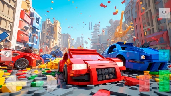 积木车辆碰撞x游戏(brick car crashx)