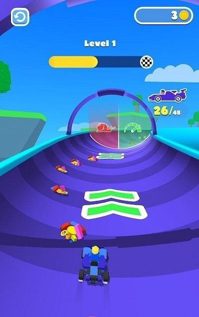 积木车竞赛游戏(craft race)