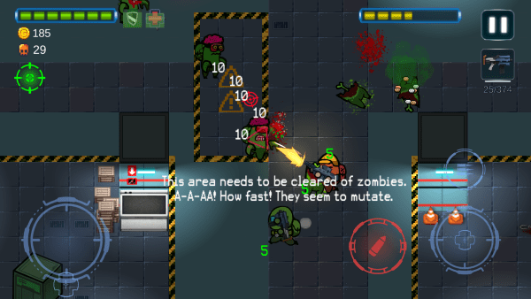 太空飞船打僵尸游戏