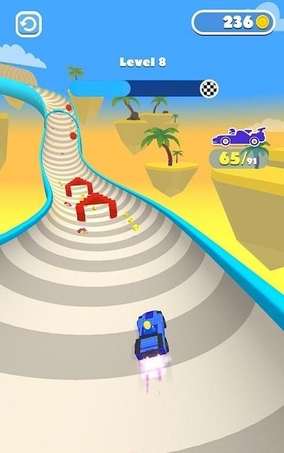 积木车竞赛游戏(craft race)