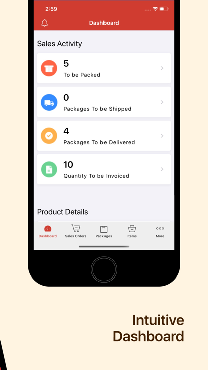 zoho inventory app