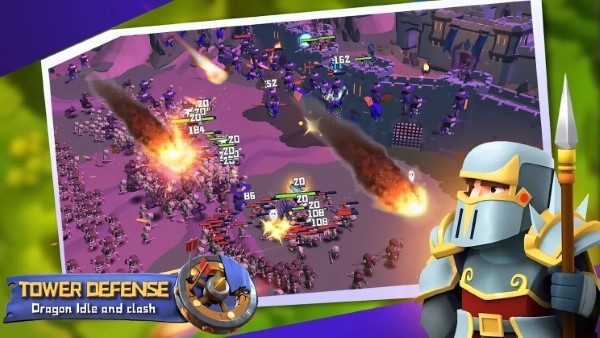 塔防龙空闲和冲突游戏