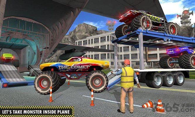 怪物卡车运输车