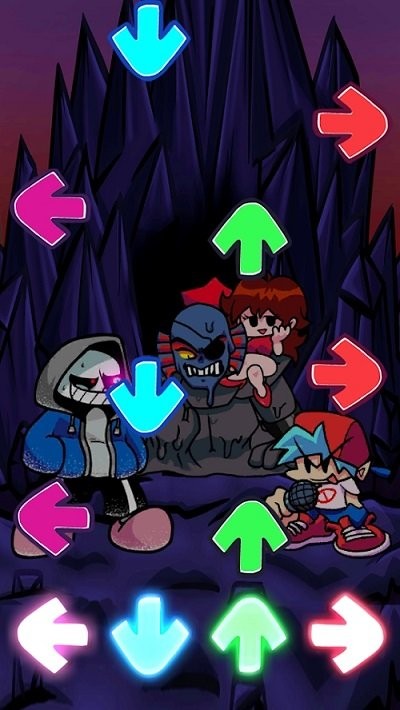 黑色星期五之夜杜斯塔尔版(fnf dusttale music battle)