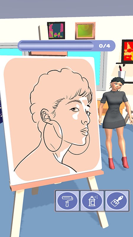 花花涂色书游戏