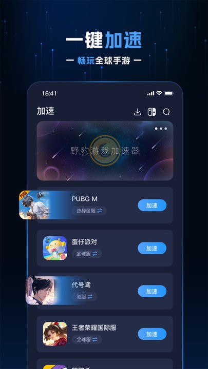 野豹游戏加速器官方版
