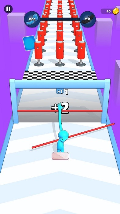 小蓝人奇妙历险游戏