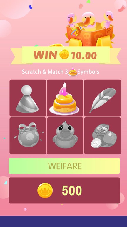 幸运刮刮卡游戏