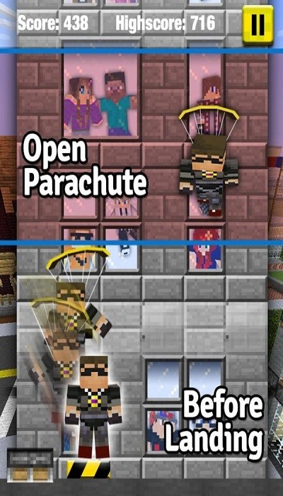 跳伞运动员小游戏