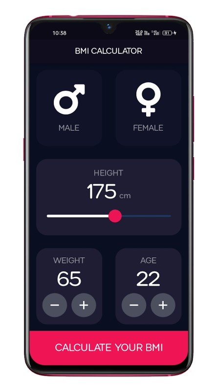 bmi计算器专业版app