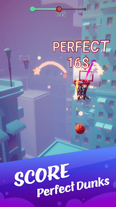 彩色扣篮3d游戏(color dunk 3d)