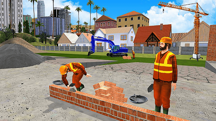 模拟工程车施工游戏