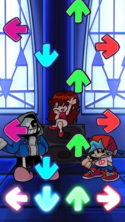 黑色星期五之夜杜斯塔尔版(fnf dusttale music battle)