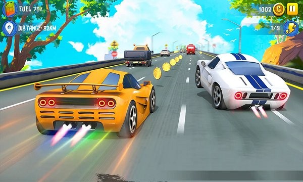 赛车极限跑酷游戏