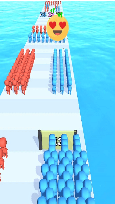 移动的乘法门游戏(crowd multiplier)