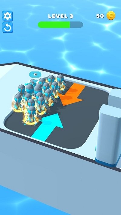 人群奔跑加入冲突游戏