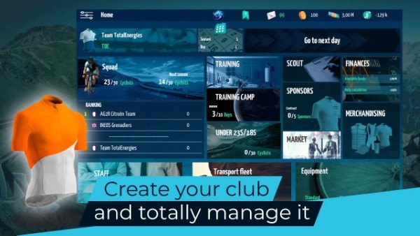 真实自行车队经理2022游戏 真实自行车队经理2022手机版下载