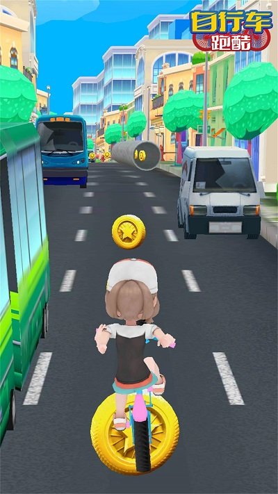 自行车跑酷小游戏