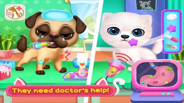 狗狗护理中心小游戏