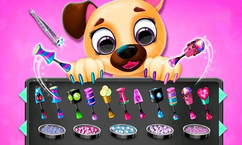 宠物宝贝美容院游戏