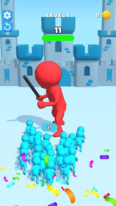 人群奔跑加入冲突游戏