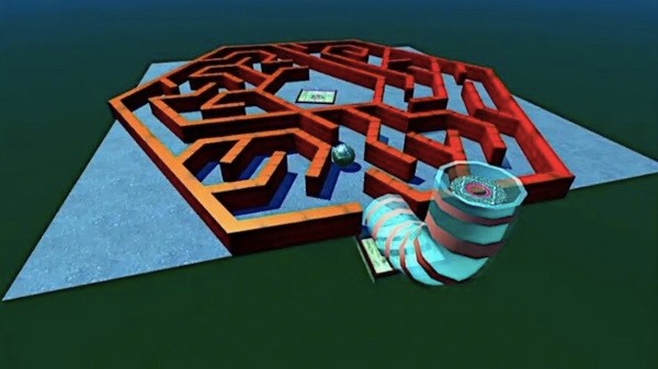 球球滚动迷宫游戏