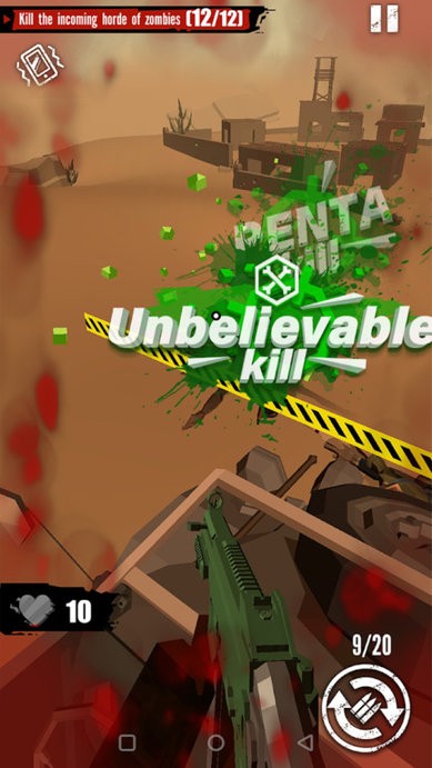 合成手枪僵尸射击游戏