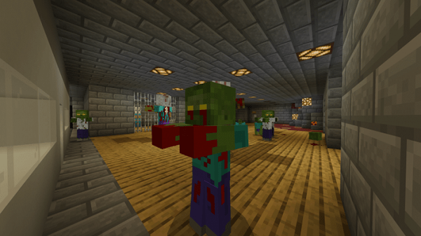 mcpe的僵尸生存图手游