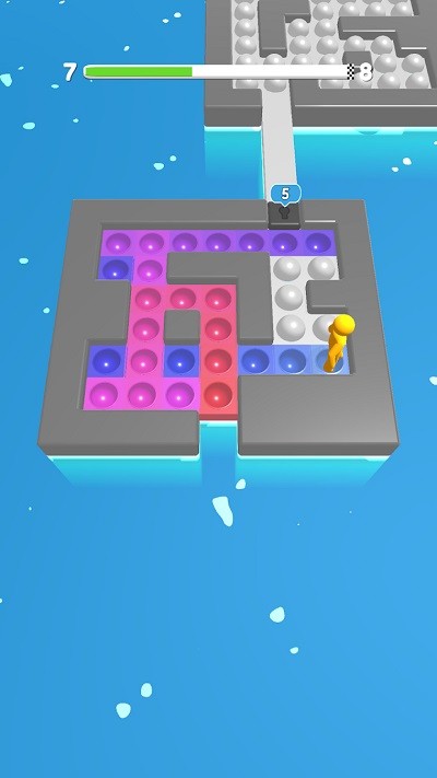 泡泡迷宫小游戏