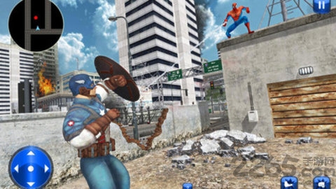 蜘蛛侠对战美国队长游戏 蜘蛛侠对战美国队长手机版下载