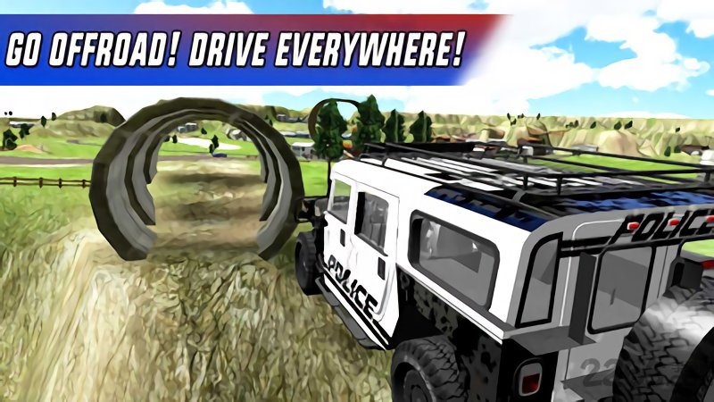 警车越野竞速最新游戏