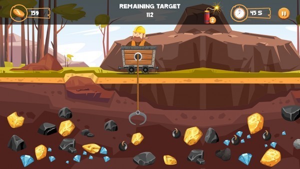 工地淘金者小游戏