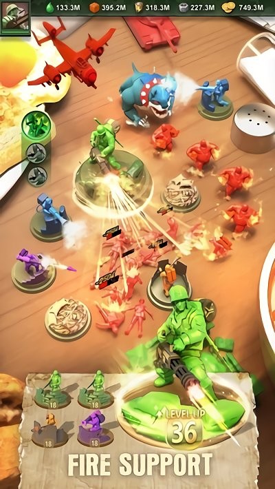 玩具兵塔防合并游戏