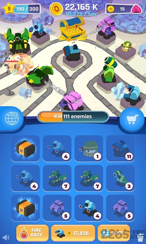合并机器人塔防游戏