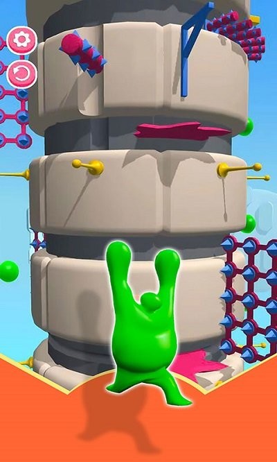 果冻人攀岩游戏