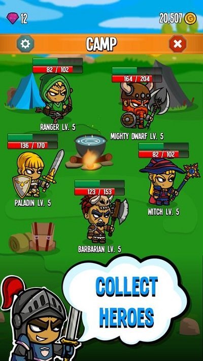 五国英雄国王的纷争手机版(5 heroes)