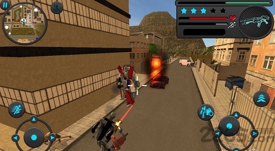 摩托机器人英雄游戏