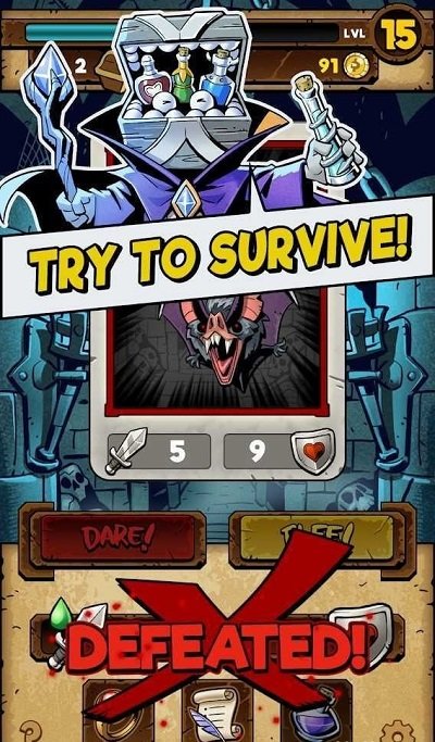 大胆的地下城游戏