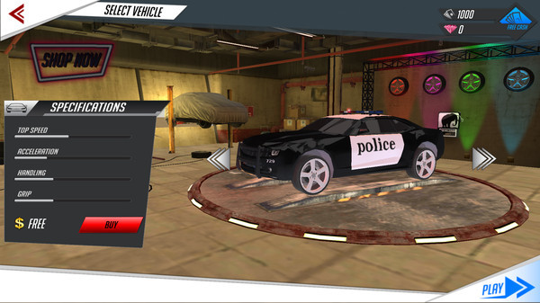 警察城市追捕游戏