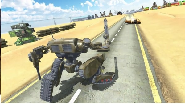 战争中的机器人手游