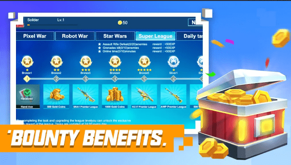 像素世界国际服官方版(pixel gunfight world front fps)