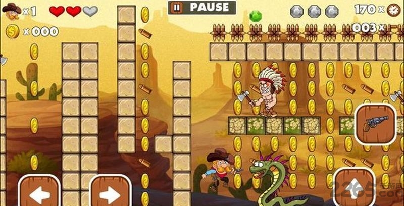 牛仔冒险手机游戏