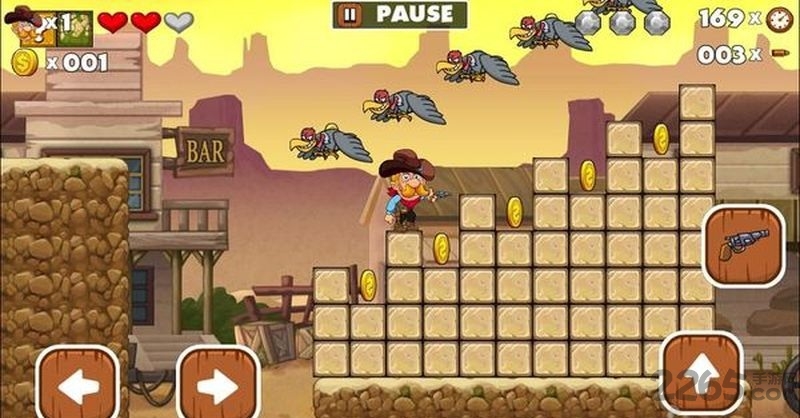 牛仔冒险手机游戏